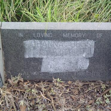 BUSSE Johanna nee GOTTSCH 1881-1974