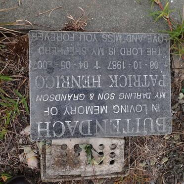 BUITENDAG Patrick Henrico 1987-2007