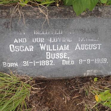 BUSSE Oscar William August 1882-1959 &amp; Christina Johanna 1892-1986