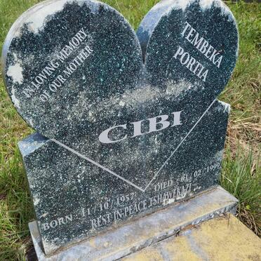 CIBI Tembeka Portia 1957-1999