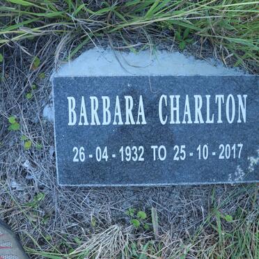 CHARLTON Barbara 1932-2017