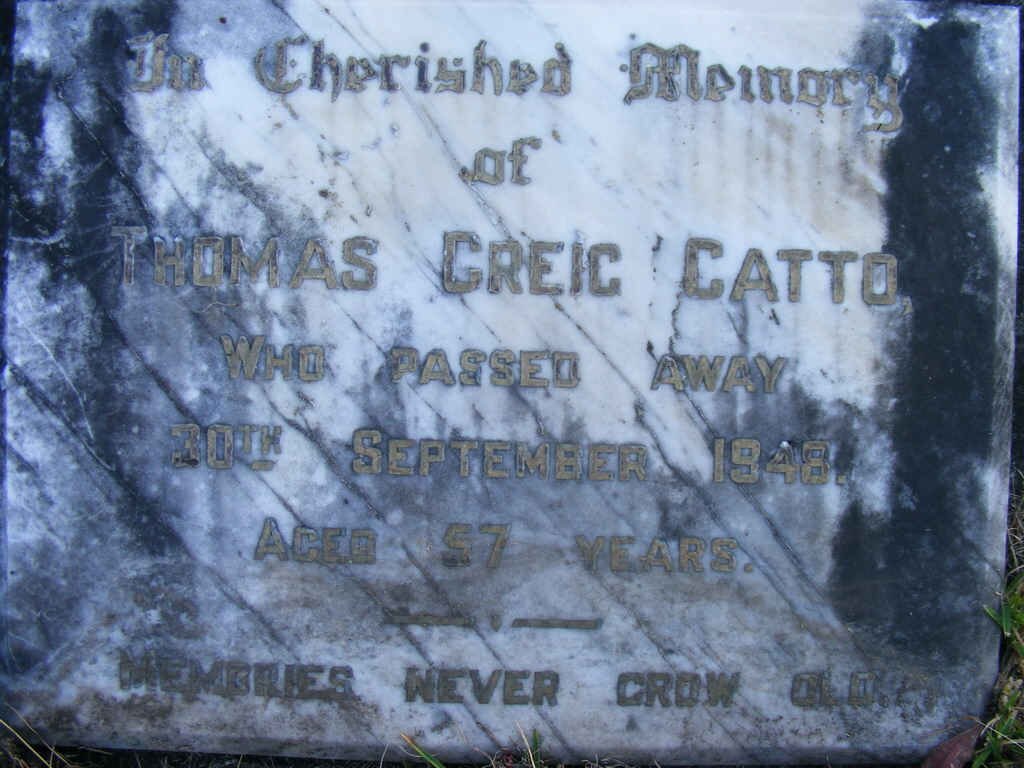 CATTO Thomas Creig -1948