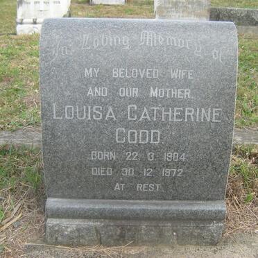 CODD Louisa Catherine 1904-1972
