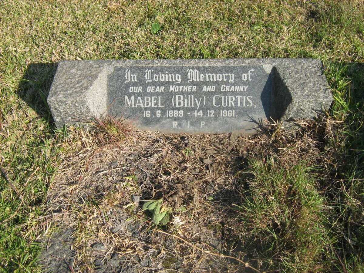 CURTIS Mabel 1889-1961