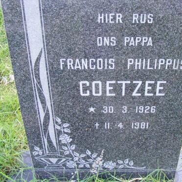 COETZEE Francois Philippus 1926-1981