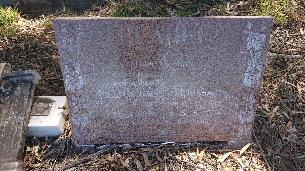 CLARKE William James 1913-1985 &amp; Louisa 1912-1994