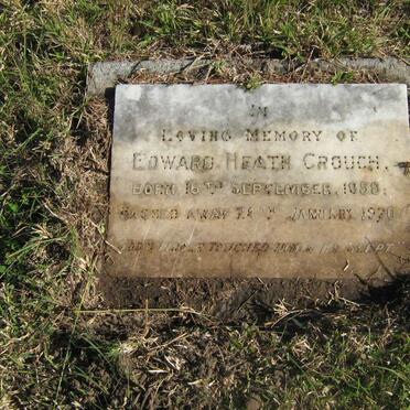 CROUCH Edward Heath 1858-1920