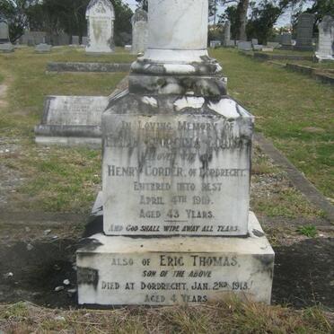 CORDER Ellen Georgina -1919 :: CORDER Eric Thomas -1913