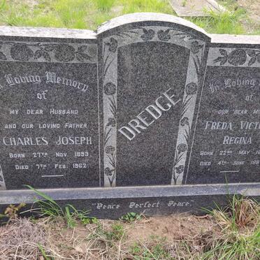 DREDGE Charles Joseph 1893-1962 & Freda Victoria Regina 1899-1987