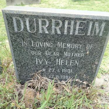 DURRHEIM Ivy Helen 1901-1981