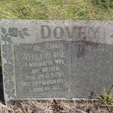 DOVEY Verna Elaine 1918-1965