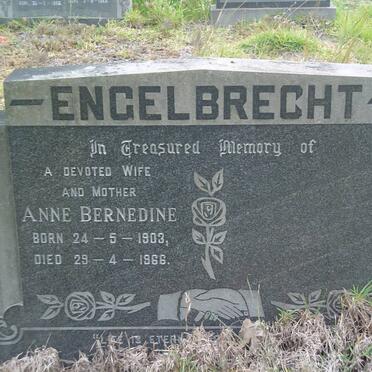 ENGELBRECHT Anne Bernedine 1903-1966