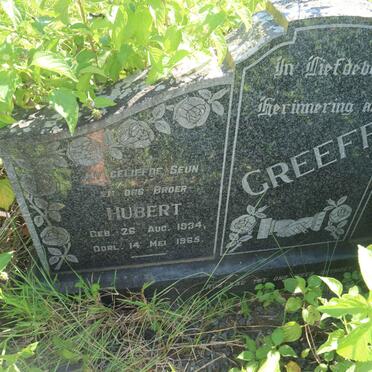 GREEFF Hubert 1934-1965