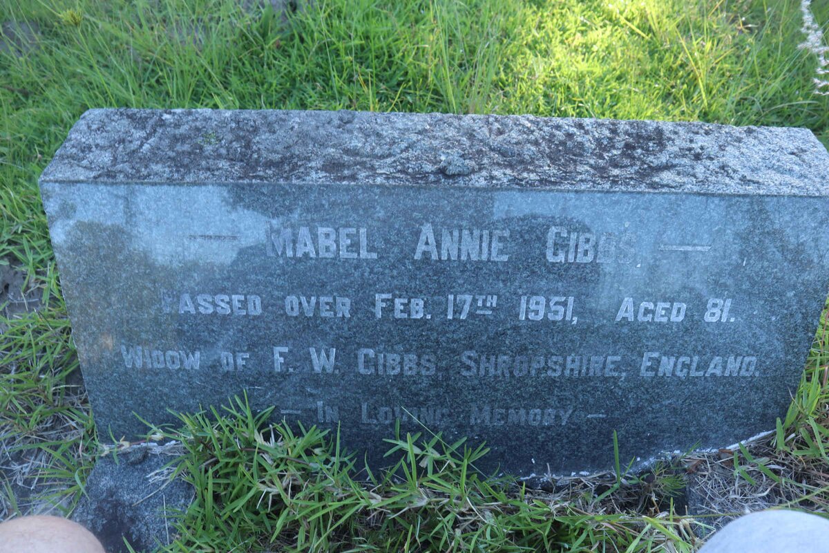 GIBBS Mabel Annie -1951