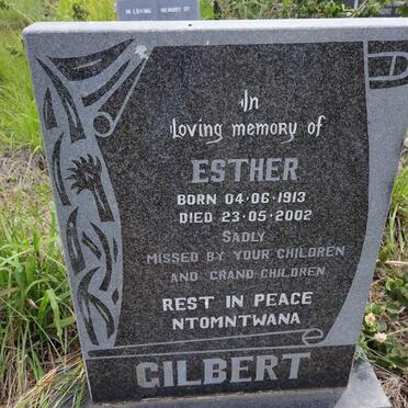 GILBERT Esther 1913-2002