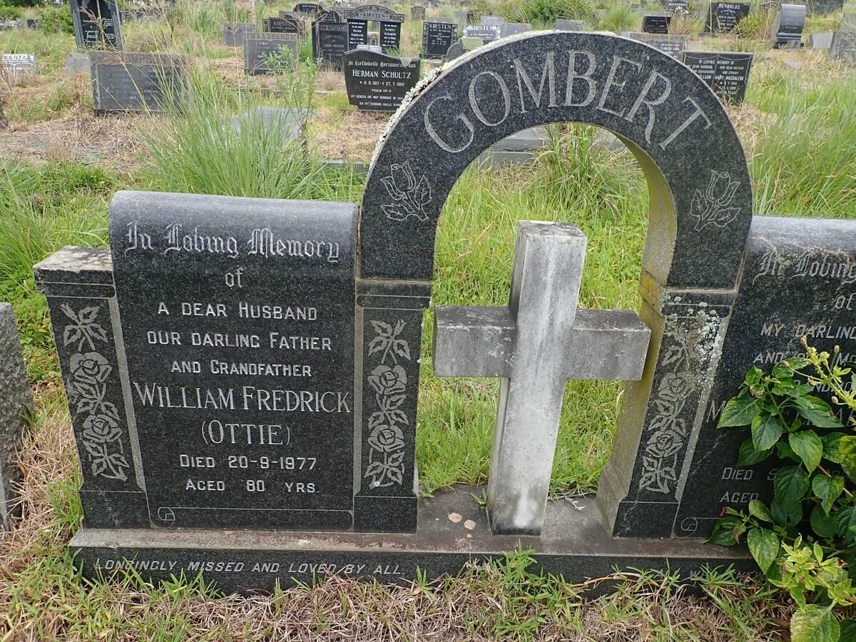 GOMBERT William Fredrick -1977 &amp; Maude Elizabeth