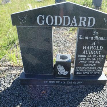 GODDARD Harold Aubrey 1938-2017