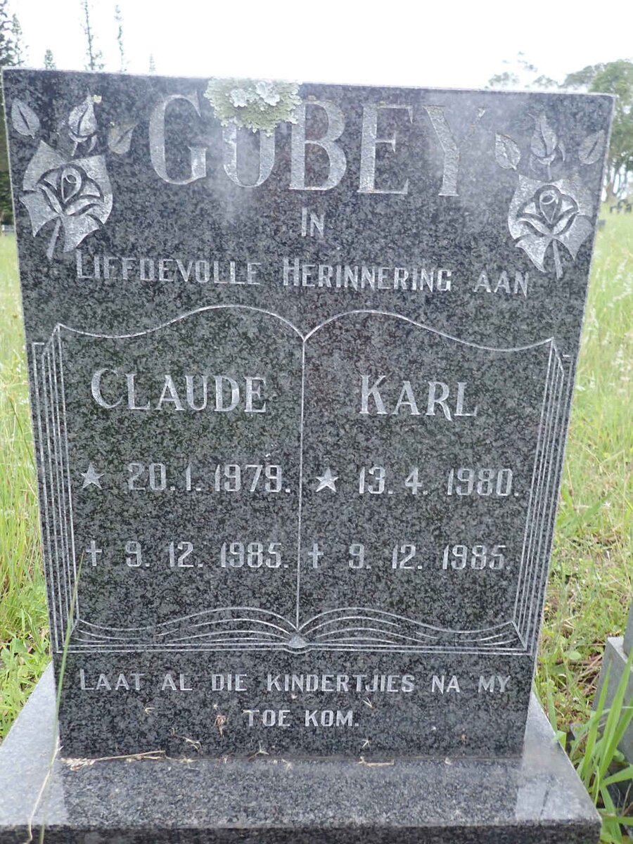 GOBEY Claude 1979-1985 :: GOBEY Karl 1980-1985
