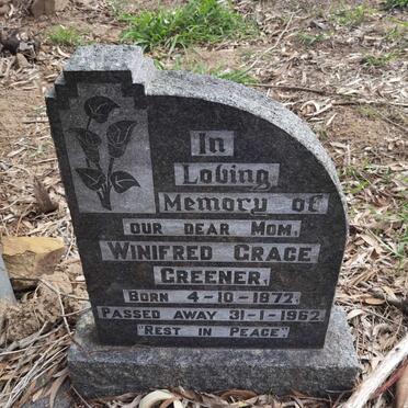 GREENER Winifred Grace 1872-1962