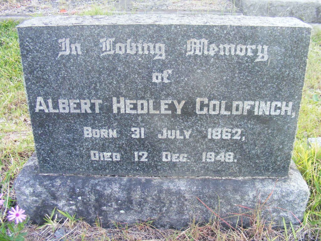 GOLDFINCH Albert Hedley 1862-1948