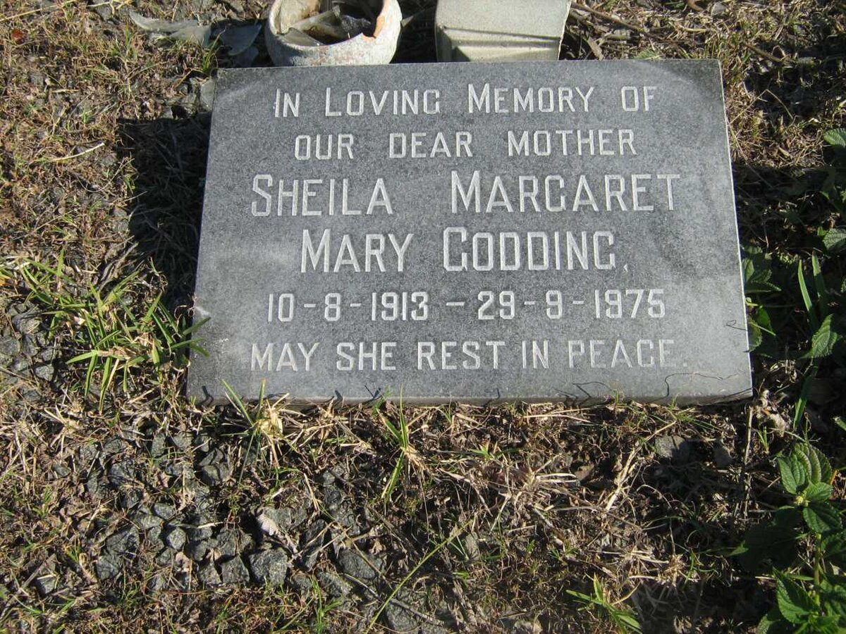 GODDING Sheila Margaret Mary 1913-1975