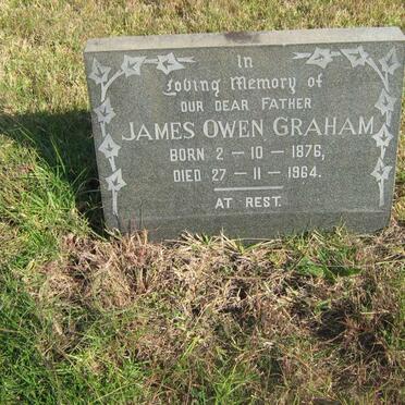 GRAHAM James Owen 1876-1964