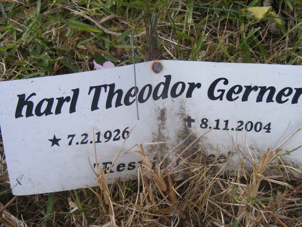 GERNER Karl Theodor 1926-2004