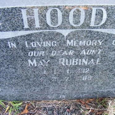 HOOD May Rubinal 1912-1988