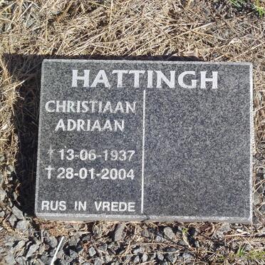 HATTINGH Christiaan Adriaan 1937-2004