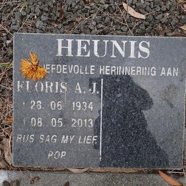 HEUNIS Floris A.J. 1934-2013