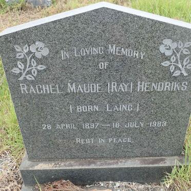 HENDRIKS Rachel Maude nee LAING 1897-1983