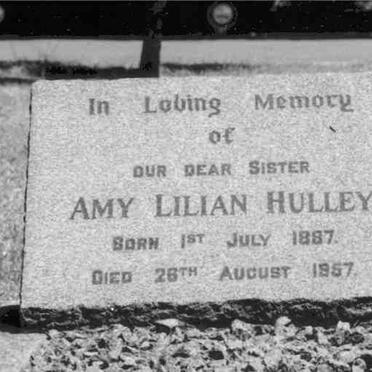 HULLEY Amy Lilian 1887-1957