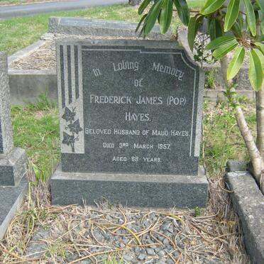 HAYES Frederick James -1957
