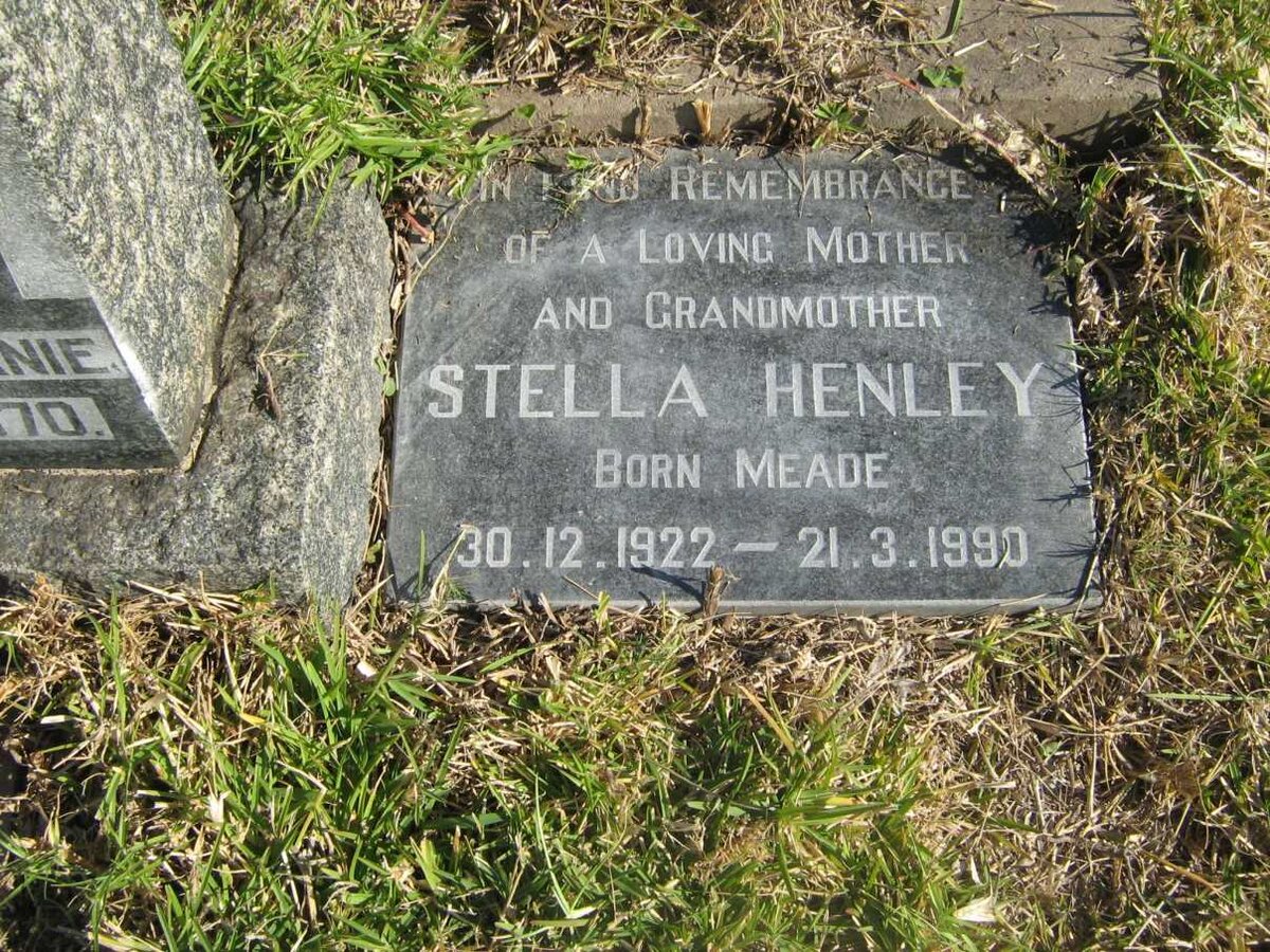 HENLEY Stella nee MEADE 1922-1990