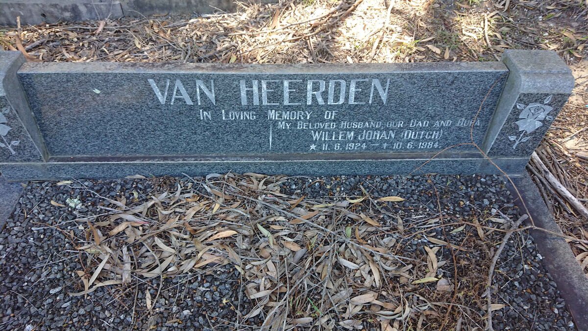 HEERDEN Willem Johan, van 1924-1984