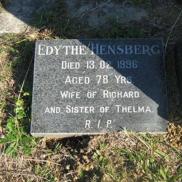 HENSBERG Edythe  -1996