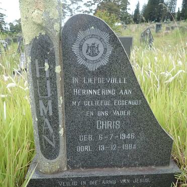 HUMAN Chris 1946-1984