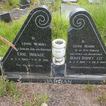 JARMAN Oliver Sydney Lee 1926-1998 :: JARMAN Eric Horace 1963-1981