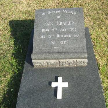 KRAIKER Faik 1903-1961