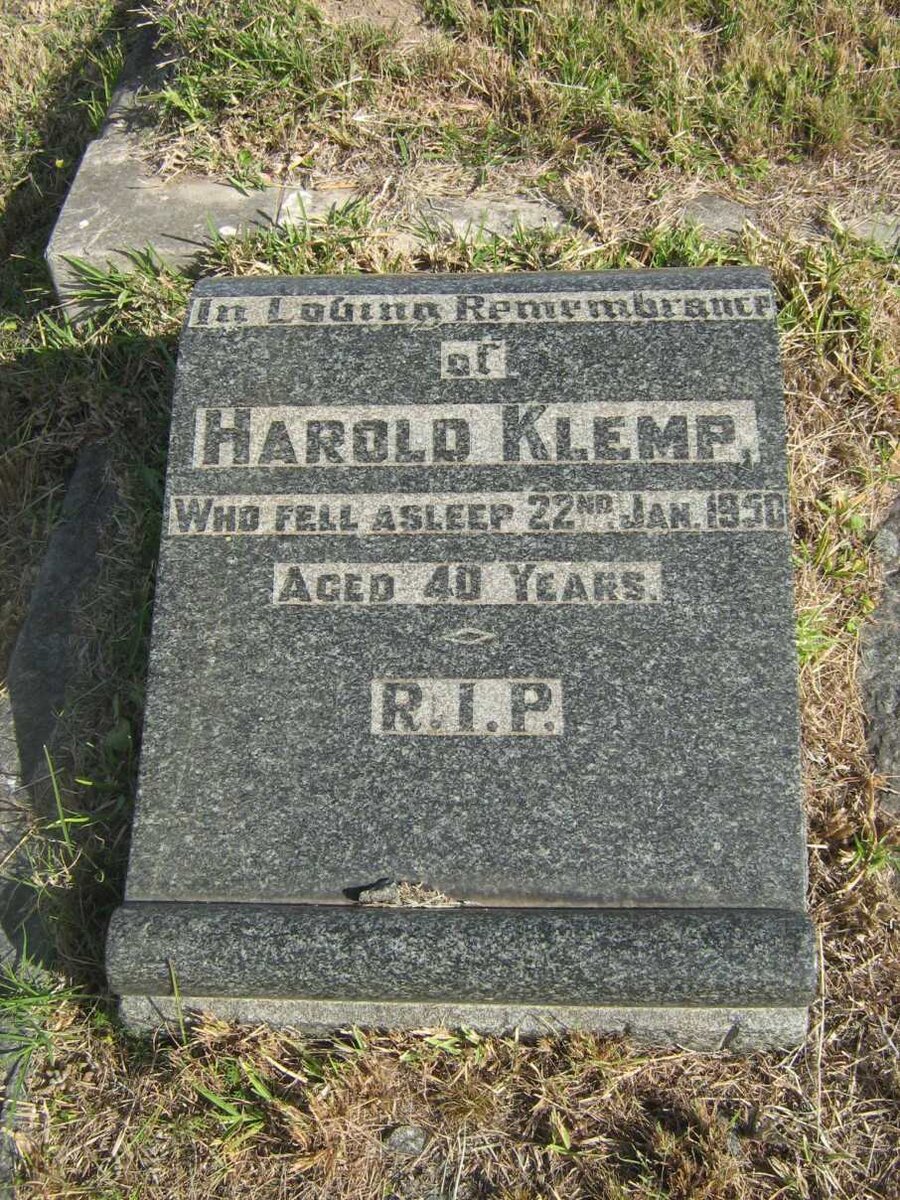 KLEMP Harold -1950