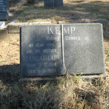 KEMP Elaine Adelaide 1914-1966