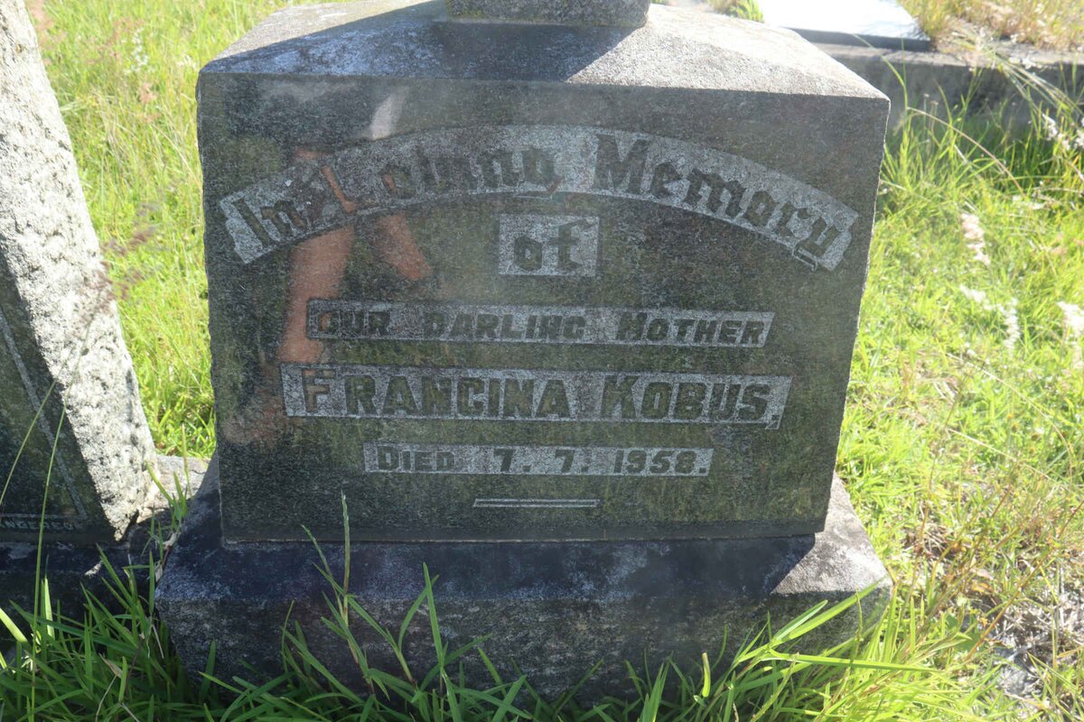 KOBUS Francina -1958