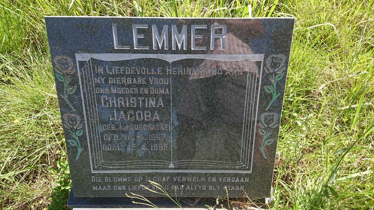 LEMMER Christina Jacoba 1937-1998