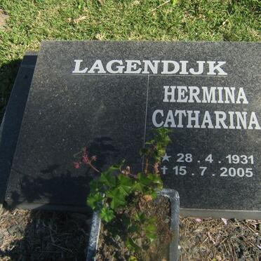 LAGENDIJK Hermina Catharina 1931-2005