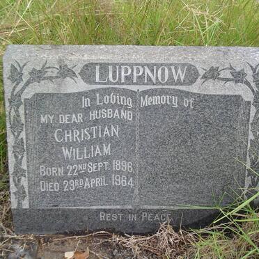 LUPPNOW Christian William 1896-1964