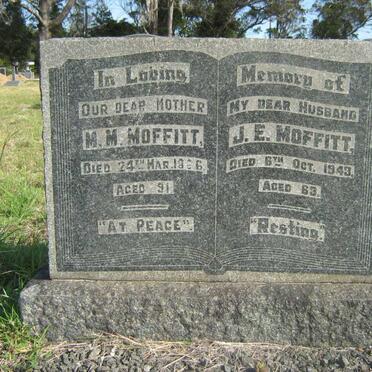 MOFFITT J.E. -1943 &amp; M.M. -1966