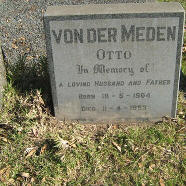 MEDEN Otto, von der 1904-1993