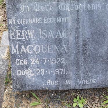 MACQUENA Isaac 1922-1971