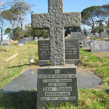 MACFARLANE Eric Gordon -1959