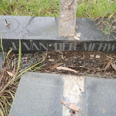 MERWE Gertie J.J., van der 1934-1995 _1